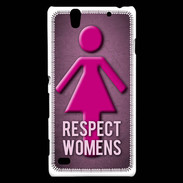 Coque Sony Xperia C4 Respect Women ZG