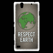 Coque Sony Xperia C4 Respect Earth ZG