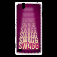 Coque Sony Xperia C4 SWAG ROSE ZG