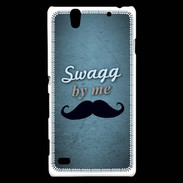 Coque Sony Xperia C4 Swag by Me Bleu ZG