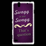 Coque Sony Xperia C4 Swag or Not ZG