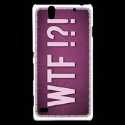 Coque Sony Xperia C4 WTF Rose ZG