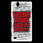 Coque Sony Xperia C4 Wesh Gros Rouge