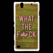 Coque Sony Xperia C4 What the fuck ZG
