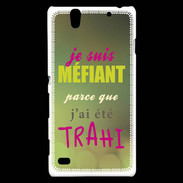 Coque Sony Xperia C4 Méfiant trahis ZG