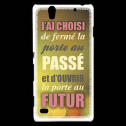 Coque Sony Xperia C4 Passé et futur ZG