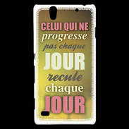 Coque Sony Xperia C4 Progresse de jour en jour ZG