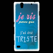 Coque Sony Xperia C4 Triste ZG