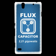 Coque Sony Xperia C4 RVFL 2.21 Gigowatts bleu ZG