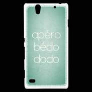 Coque Sony Xperia C4 Apéro bédo dodo Vert ZG