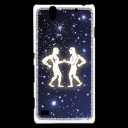 Coque Sony Xperia C4 zodiaque gémeaux
