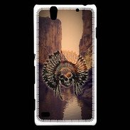 Coque Sony Xperia C4 indien crane