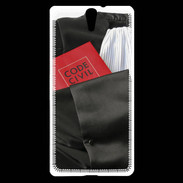 Coque Sony Xperia C5 Robe d'avocat