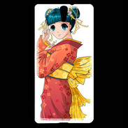 Coque Sony Xperia C5 Manga féminin