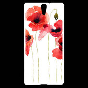 Coque Sony Xperia C5 Dessin de coquelicot