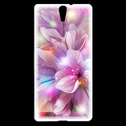 Coque Sony Xperia C5 Design Orchidée violette