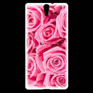 Coque Sony Xperia C5 Tapisserie de roses