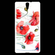 Coque Sony Xperia C5 Fleurs en peinture 250