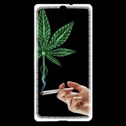 Coque Sony Xperia C5 Fumeur de cannabis