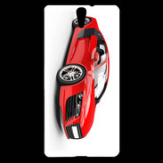 Coque Sony Xperia C5 Voiture de sport rouge 2