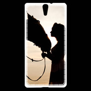 Coque Sony Xperia C5 Amour de cheval 10