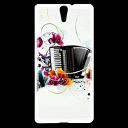 Coque Sony Xperia C5 Passion Accordéon