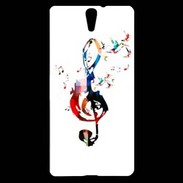 Coque Sony Xperia C5 Clé de sol en dessin 25