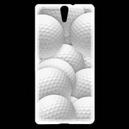 Coque Sony Xperia C5 Balles de golf en folie