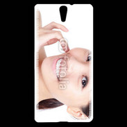 Coque Sony Xperia C5 Femme asiatique glamour et souriante