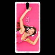 Coque Sony Xperia C5 Femme asiatique glamour qui danse