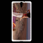 Coque Sony Xperia C5 Danseuse orientale dune désert