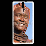 Coque Sony Xperia C5 Femme tribu afrique
