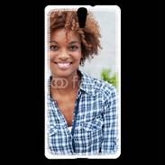 Coque Sony Xperia C5 Femme afro glamour