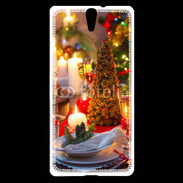 Coque Sony Xperia C5 Table de Noël