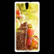 Coque Sony Xperia C5 Panier de pommes