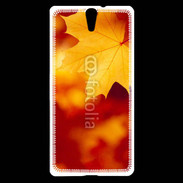 Coque Sony Xperia C5 feuilles d'automne