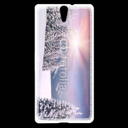 Coque Sony Xperia C5 paysage d'hiver