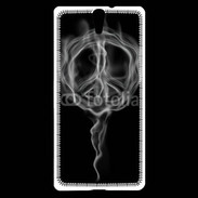 Coque Sony Xperia C5 Paix et fumée