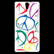 Coque Sony Xperia C5 Symboles de paix 2