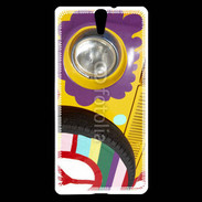 Coque Sony Xperia C5 Voiture Hippie style