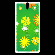 Coque Sony Xperia C5 Flower power 6