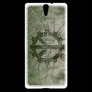 Coque Sony Xperia C5 Symbole de la paix brisé
