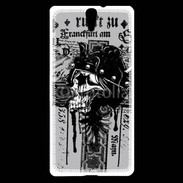 Coque Sony Xperia C5 Tête de Mort Frankfurt