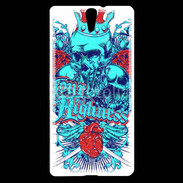 Coque Sony Xperia C5 Tête de Mort Your Highness