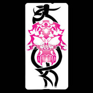 Coque Sony Xperia C5 Tête de Mort Tatouage 10