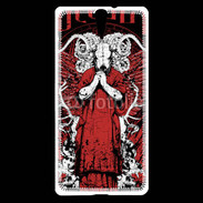 Coque Sony Xperia C5 Tête de Mort Occult