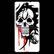Coque Sony Xperia C5 Tête de Mort Bloody