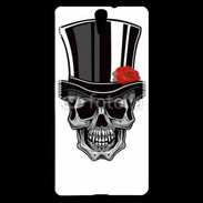 Coque Sony Xperia C5 Tête de mort classe 5