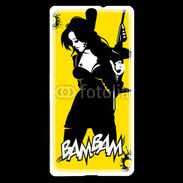 Coque Sony Xperia C5 Lady Criminal BAM BAM 25