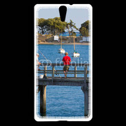 Coque Sony Xperia C5 Pêcheurs sur ponton